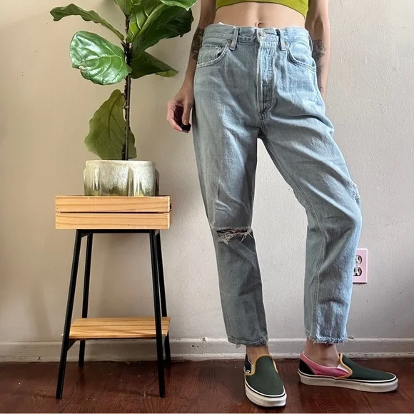 AGOLDE Riley Distressed Jean